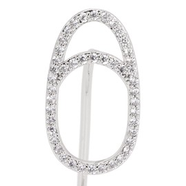 NSXAYIWE Nail Ring, Nail Protection, Decorative Fingertip Ring, Adjustable, Fashionable Nail Jewellery Decoration, Suitable for Party and Everyday Use (3043 White Gold)