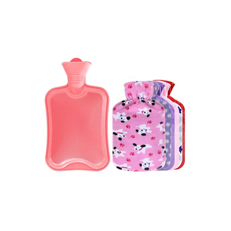 Fancy Pumpkin 800 ML Hot Water Bottle +Random Flannel Cover
