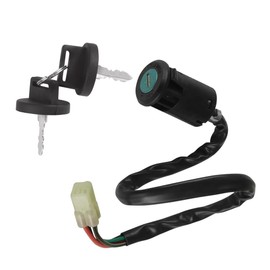 Riloer 4 Pins ATV Motorcycle Ignition Key Switch Compatible with Honda TRX450ER Electric Start 2006-2014 Sportrax 2004-2009