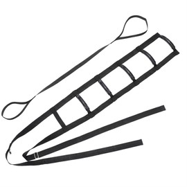 Bed Ladder Assist, Adjustable Bed Ladder Straps with Handles, 6 Handle Bed Ladder Straps Pull Up Assist Device for Elderly Patient Safety and Stability