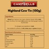 Campbells Shortbread Cute Highland Cow Assorted Cookies Tin 5.3 Oz