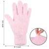 4 pares de guantes de microfibra lavables y reutilizables, guantes
