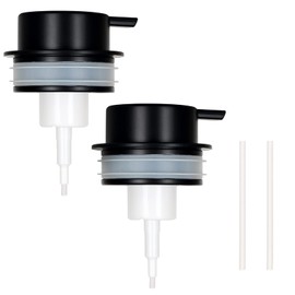 BosilunLife Foaming Soap Dispenser Pump Replacement Rustproof BPA Free Plastic Foam Soap Pump for BosilunLife Soap Dispenser - Black, 2-Pack