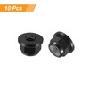 sourcing map Nylon Insert Hex Lock Nuts, 10pcs - M2.5