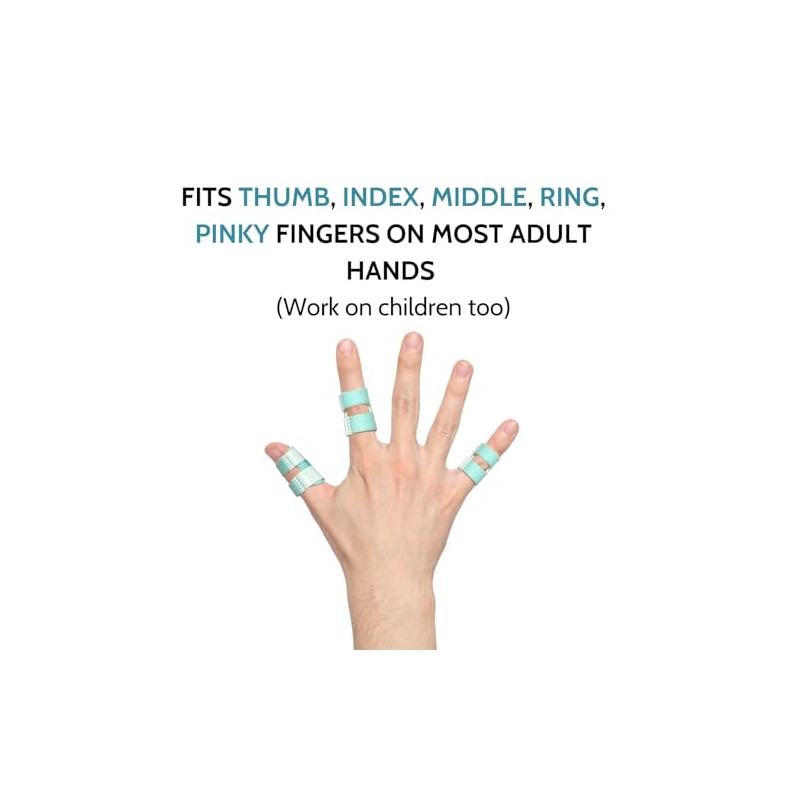 5Pcs Thumb Finger Splints, Small Finger Splints for Broken, Arthritis,