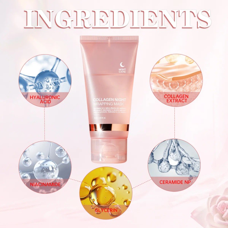 Gel Mascarillas Faciales Colágeno Nocturna