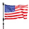 Flagpole-To-Go Portable Flagpole, silver, 8' 8"