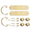 Chinese Style Antique Horizontal Drawer Pulldown Wardrobe Brass Handle for