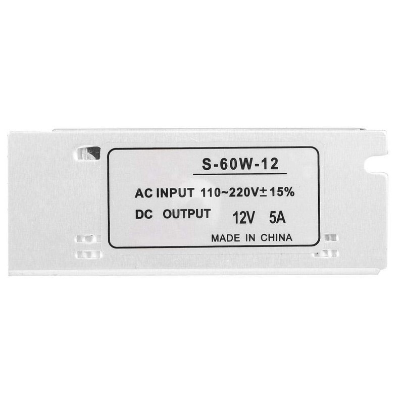 DC 12V 5A 60W LED Switch Power Supply Transformer Power
