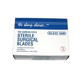 Myco Scalpel Blade, 15, Carbon Steel.015"T, 100/Pk