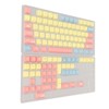 Mechanical Keyboard Keycaps 124 Keys PBT Dye Sublimation Vivid Colors