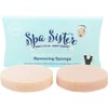 Spa Sisters Deodorant Be-Gone Remover Sponge, 2 Pack