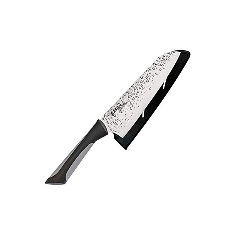 Kai Luna 7 Inch Santoku Knife with Sheath and Soft-Grip
