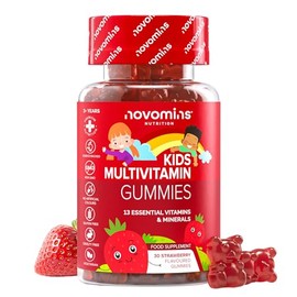Multivitamin Children's Gummy Bears - with Vitamin C, D, B6, B12, Iodine, Zinc - Multivitamin Tablets Alternative - Vitamins Children - Gluten-Free Gummy Bears - 30 Gummies - Novomins