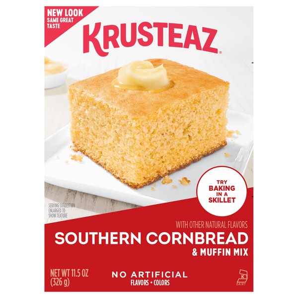 Krusteaz Southern Cornbread and Muffin Mix (12 Ounce (Pack of 4))