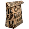 MIK funshopping Lunch Bag, Brown Lunch Bag Insulated Cold or
