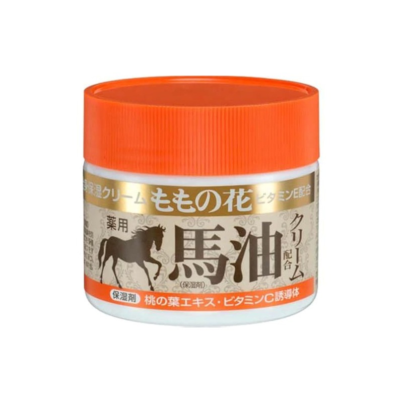 Original Momonoha Medicated Horse Oil Cream 2.5 oz (70 g)