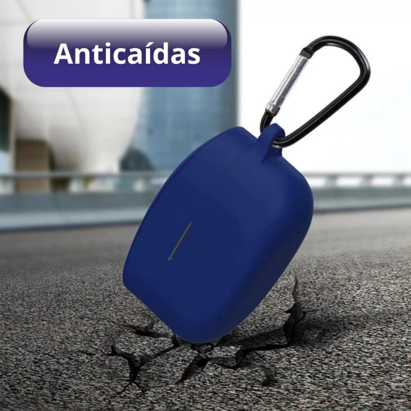 Estuchelandia Funda De Silicona Suave Con Gancho Para Sony Wf