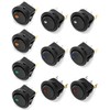 QWORK® 10Pcs LED Lighted Rocker Switch DC 12V 20A On/OFF,