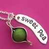 Sweet Pea Peapod Necklace