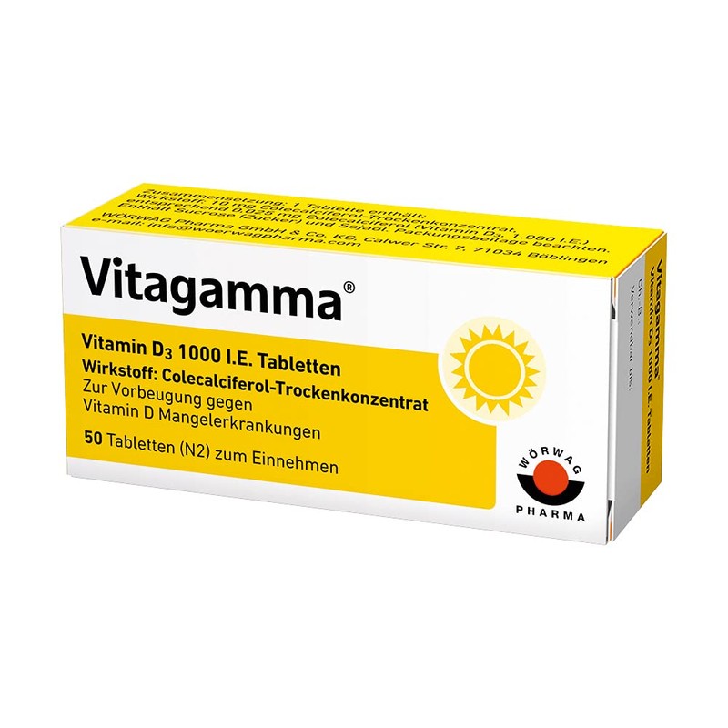 Vitagamma Vitamin D3 1,000 IU: Solar Power for Your Health,