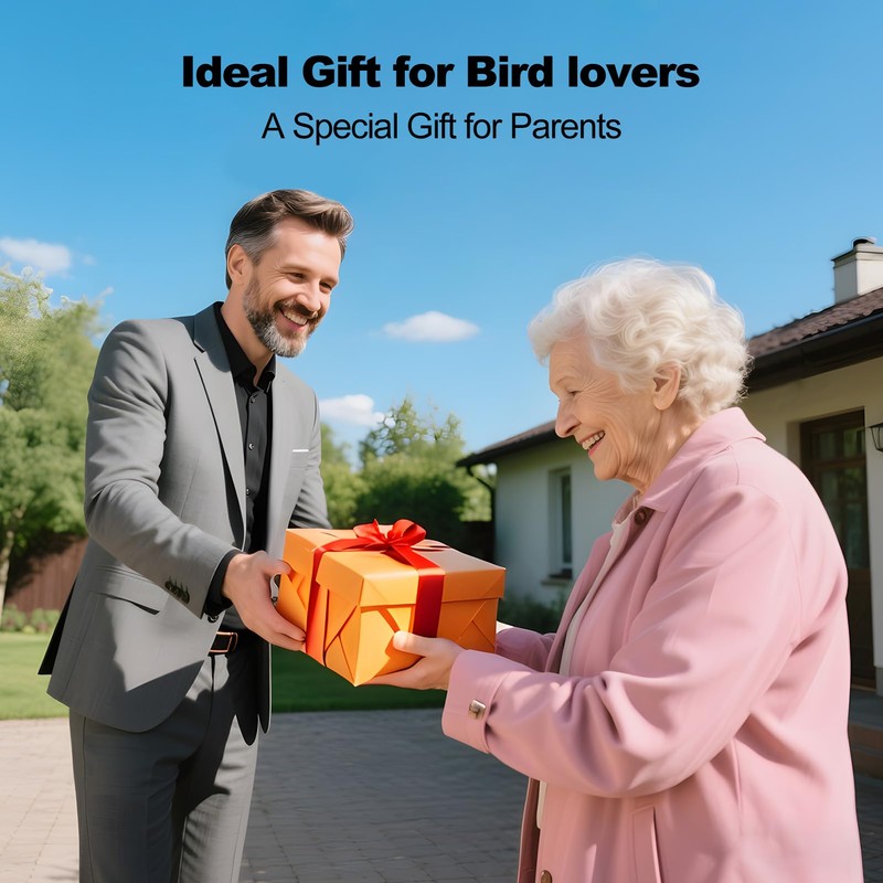Bird Feeder with Camera,AI Identify Birds Species,Smart Birds Camera with