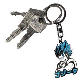 ABYSTYLE - DRAGON BALL SUPER BROLY Gogeta Keyring, Blue, 5 Cm