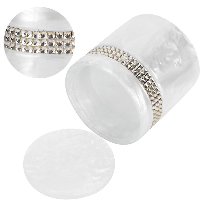 Innovative Resin Cotton Swab Toothpick Box Holder Jewelry Storage Container