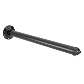 ToughGrade Black RV Ladder Assembly with Tube and Brackets