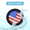 Alieemo 4PCS Car Cup Holder Coasters, 2.75 Inch American Flag