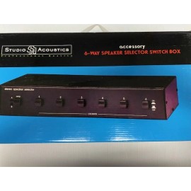 Studio Acoustics SS-2006 6-way Designed high quality Speaker Selector Switch Box  speaker switch