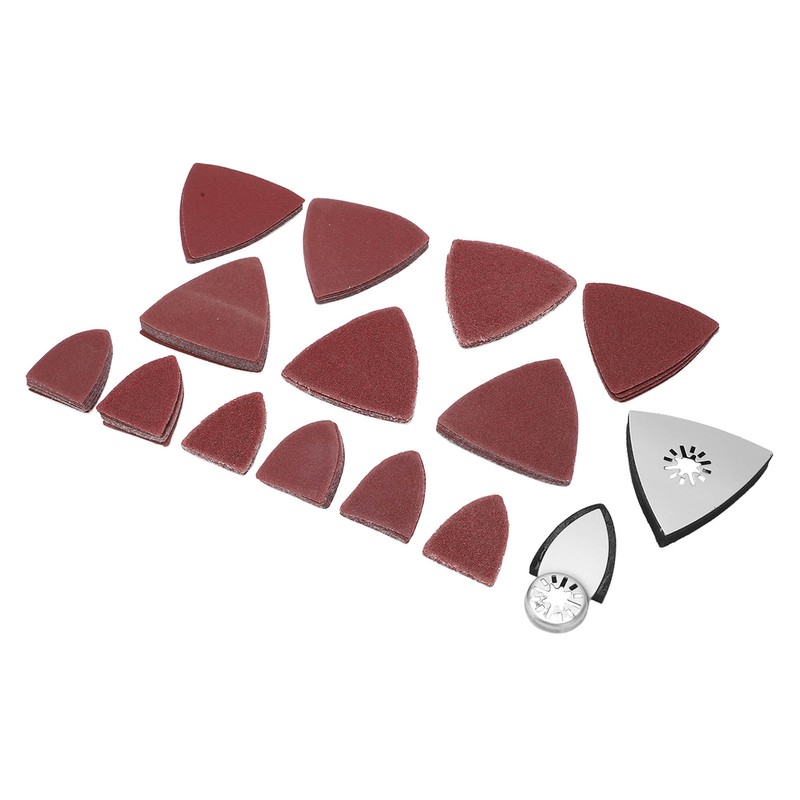 Oscillating Tool Sanding Pad Kit Triangular Finger Accessories 60 80