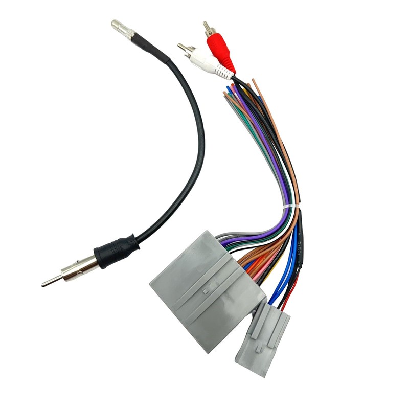 Radio Speaker Wiring Harness with RCA Adapter Plug Aftermarket Stereo