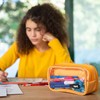 ZIPIT Half & Half Pencil Case | Large Capacity Pencil