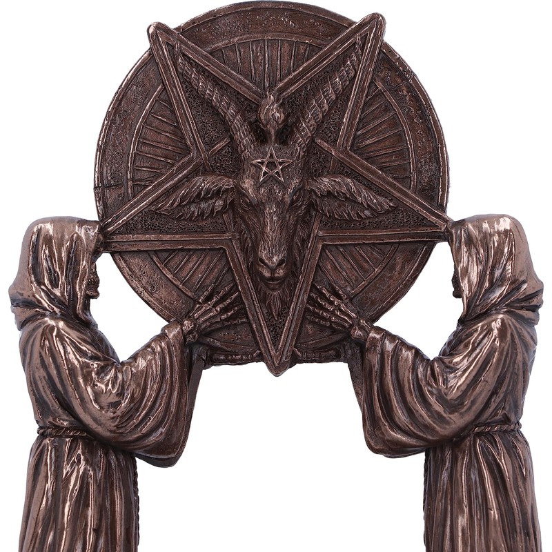 Nemesis Now Baphomet's Altar Figurine 18.5cm, Resin, Bronze, Baphomet Ornament,