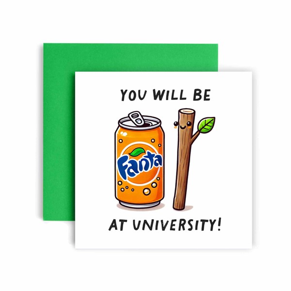 Huxters Good Luck at University Card - First Day Uni