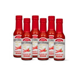 Mezzetta Calabrian Chili Sauce - Mediterranean Hot Sauce for Pizza, Meats, Chicken, Pasta - High Heat - Vegan, Non-GMO, Gluten Free - 5 Oz - Pack of 6