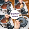 Lid holder and scraper aid compatible with Vorwerk Thermomix TM6