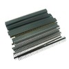 KKHMF 20PCS Single 40Pin Male + Female Straight Type Pin