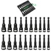 Magnetic Nut Driver Set, 20-Piece Metric & SAE 1/4" Hex
