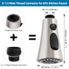 Universal Kitchen Faucet Head Replacement with 15 Adapter Kit Compatible