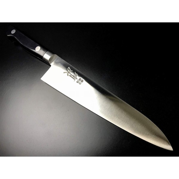 Ariji ARITSUGU Knife, Chef's Knife, 7.1 inches (180 mm), S Alloy Steel, Carbon Steel, Tsukiji Pattern, Name Included