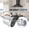 EATAKWARD 6 Inch Backdraft Damper HVAC Duct Manual Volume Damper