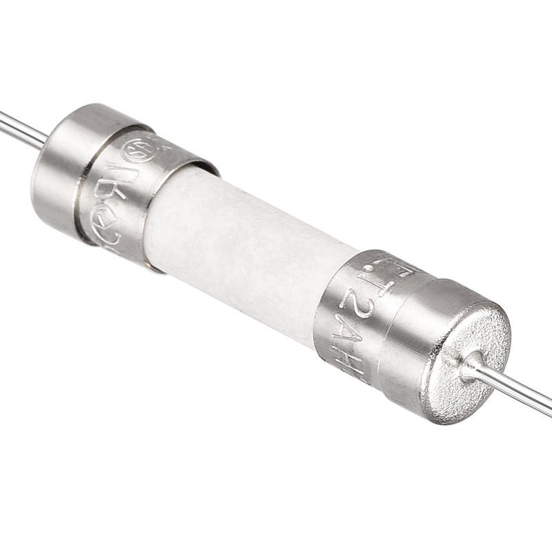sourcing map Slow Blow Fuse Time Delay Lead Wire Ceramic