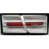 Sheaffer Award Red Fountain Pen Medium Nib Blk Ink W/Giftbox