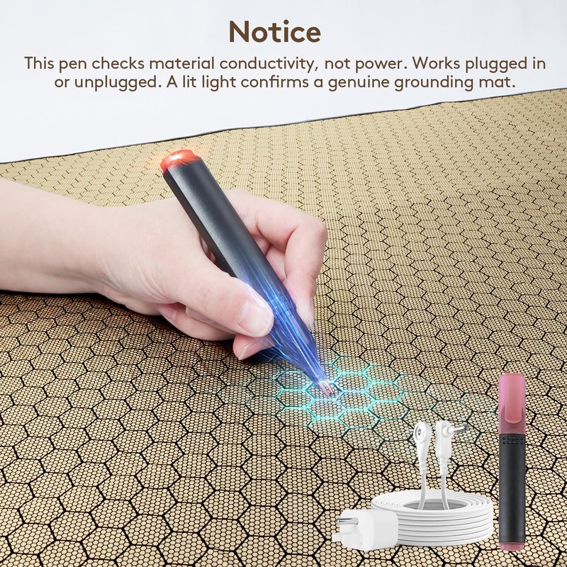 XKETA Grounding Mat for Bed King: Indoor Earth for Deeper