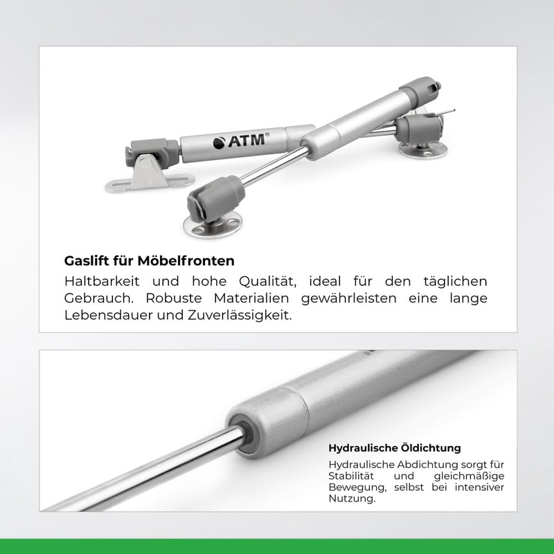 ATM® Gas Pressure Damper for Furniture and Flap Fronts |