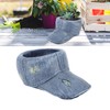 Hat Flower Pot Blue Retro Cowboy Hat Clothes Resin Plant