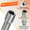 sourcing map 10pcs Hex Nut Driver Drills Bit 5/16" 6-Point