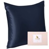 PiccoCasa Silk Pillowcase 80 x 80 cm, 100% Silk Pillowcase